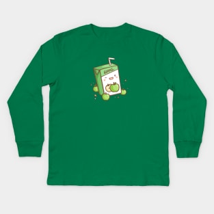 Apple Juice Kids Long Sleeve T-Shirt